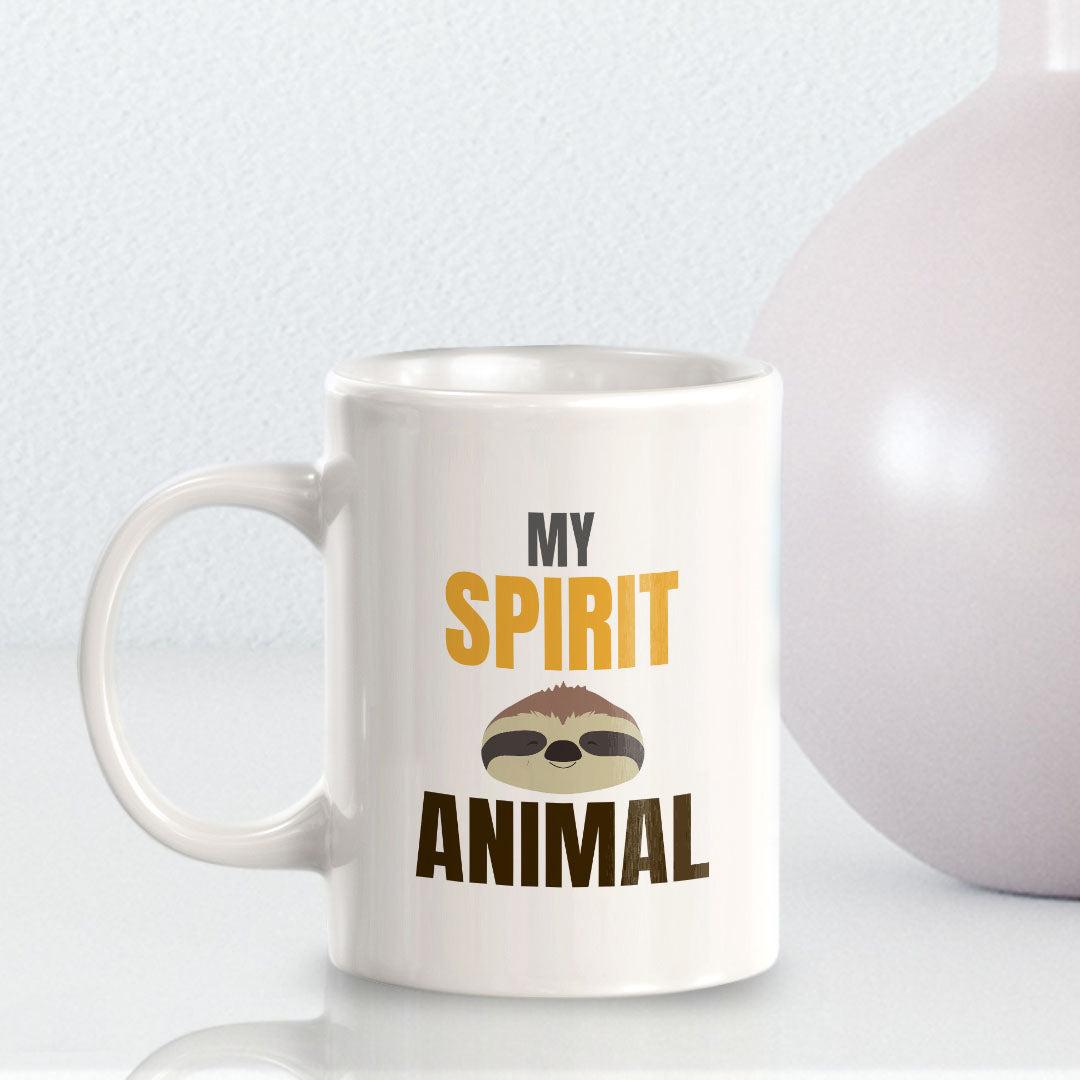 My Spirit Animal 11oz Plastic or Ceramic Coffee Mug | Witty Funny Coffee Cups