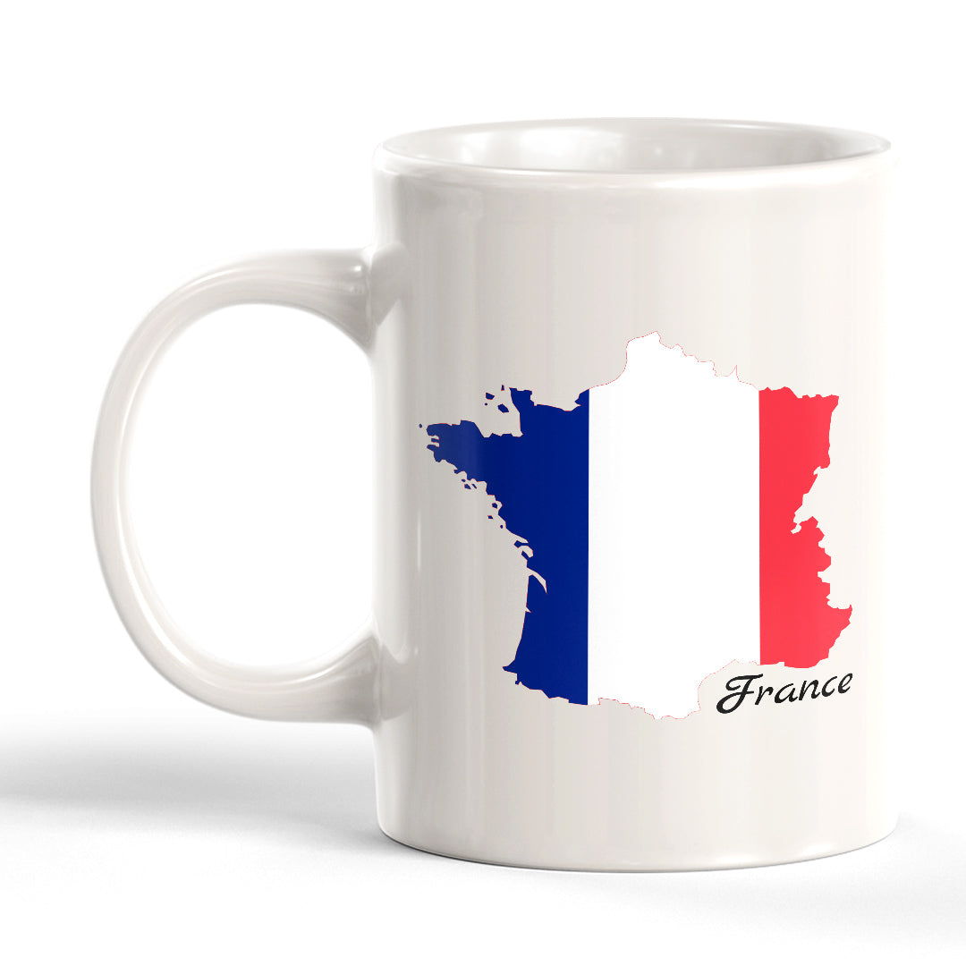 Designs ByLITA Country Outlines and International Flags 11 oz Ceramic Coffee Mugs | Great Novelty Gift | Office Mug Gifts| Workspace | Home space