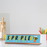 Signs ByLITA Super Speller Gold Frame Desk Sign (2x8)