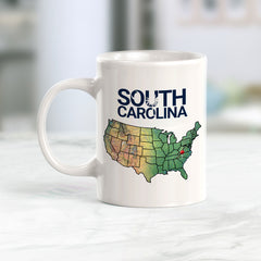 Designs ByLITA South Carolina: Smiling Faces, Beautiful Places 11oz Plastic or Ceramic Coffee Mug | State Pride Collection