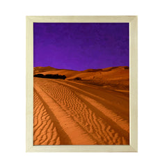 Designs ByLITA Deep Violet Desert Night, Wall Print Art | Old Masterpieces | Stylish Modern Decoration For The Home and Office