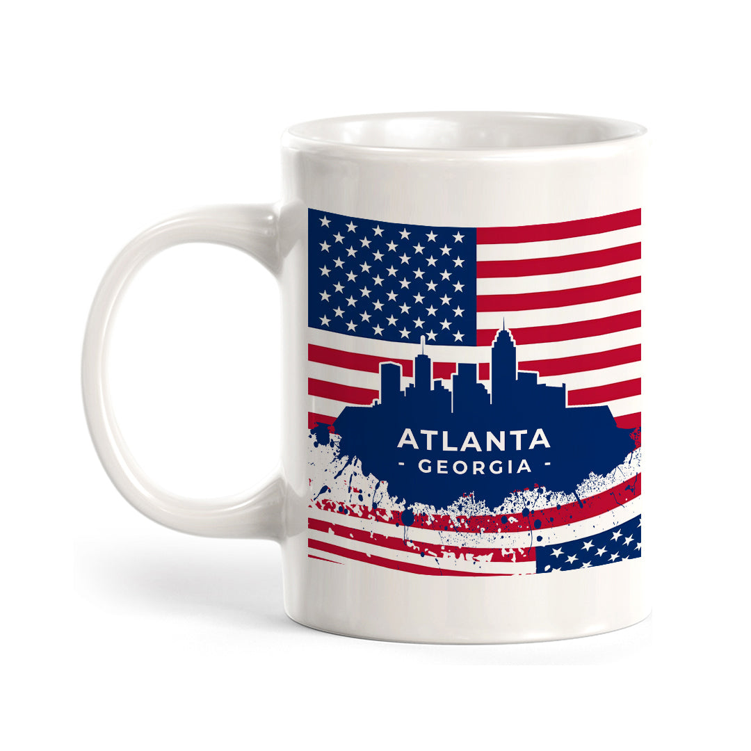 Atlanta Georgia 11oz Plastic or Ceramic Coffee Mug | Office & Home | American Pride