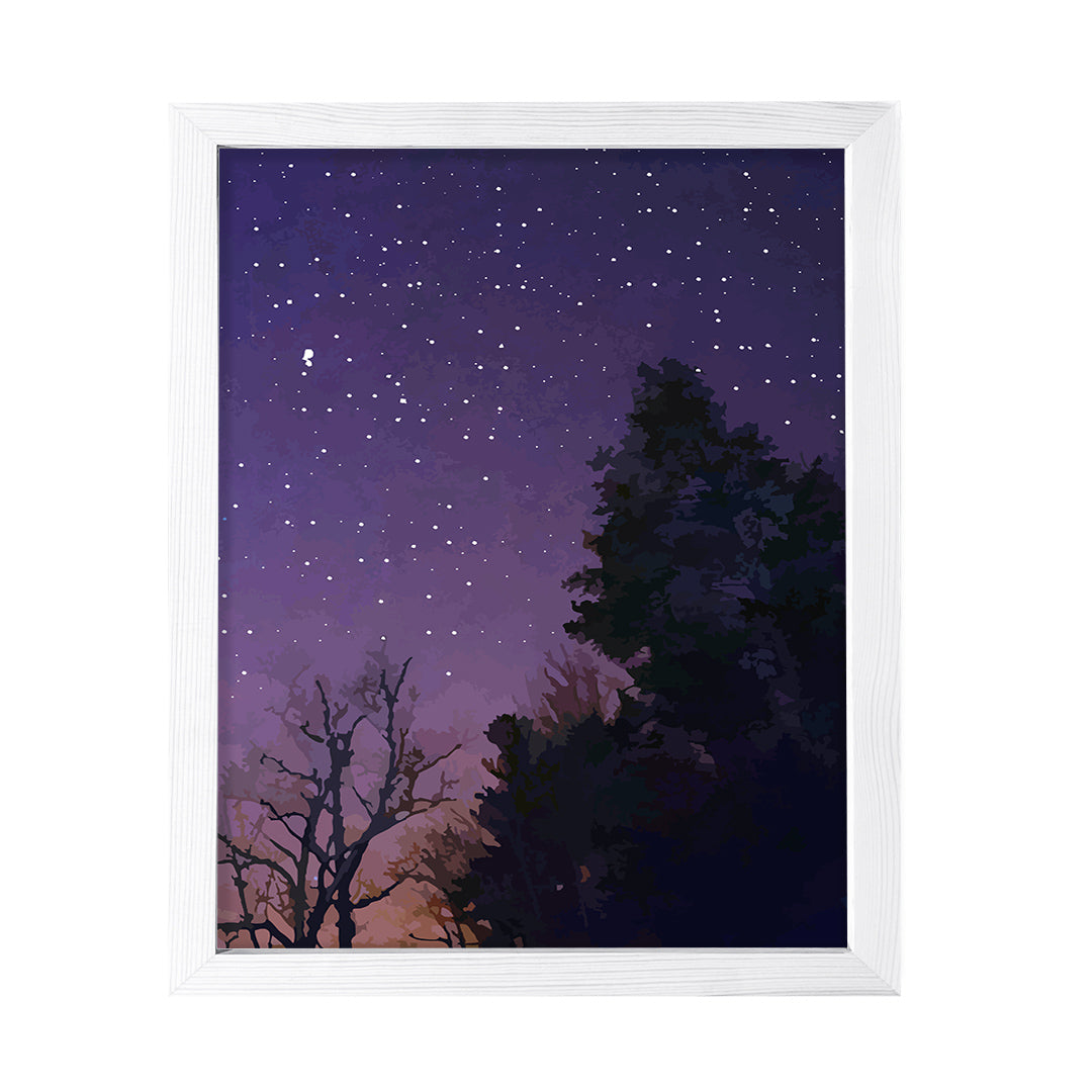 Designs ByLITA Night Time Wonders, Wall Print Art | Beautiful Flowers | Stylish Modern Decoration For The Home and Office