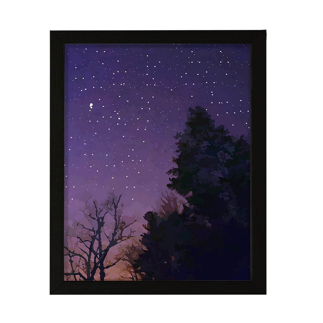 Designs ByLITA Night Time Wonders, Wall Print Art | Beautiful Flowers | Stylish Modern Decoration For The Home and Office