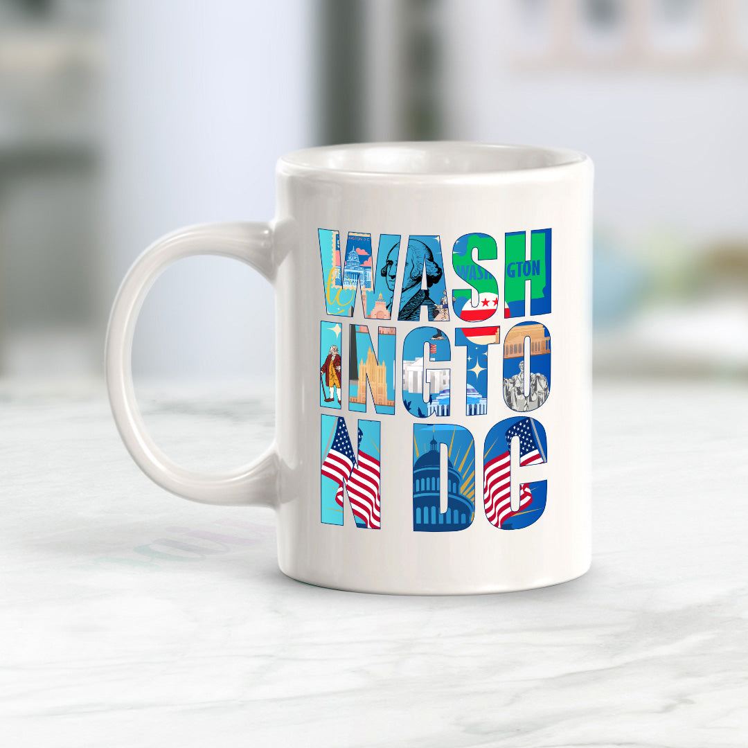 Washington, D.C. 11oz Plastic or Ceramic Coffee Mug | American Cities Coffee Cups