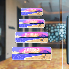 Standard Plus Destin Beach Florida Wall or Door Sign | Famous US Beaches Souvenir