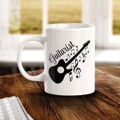 Guitarist 11oz Plastic or Ceramic Mug | Novelty Cup for Musicians