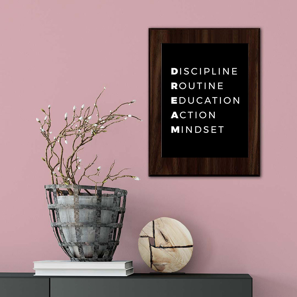 DREAM Decorative Wall Plaque | Motivational Home Decor