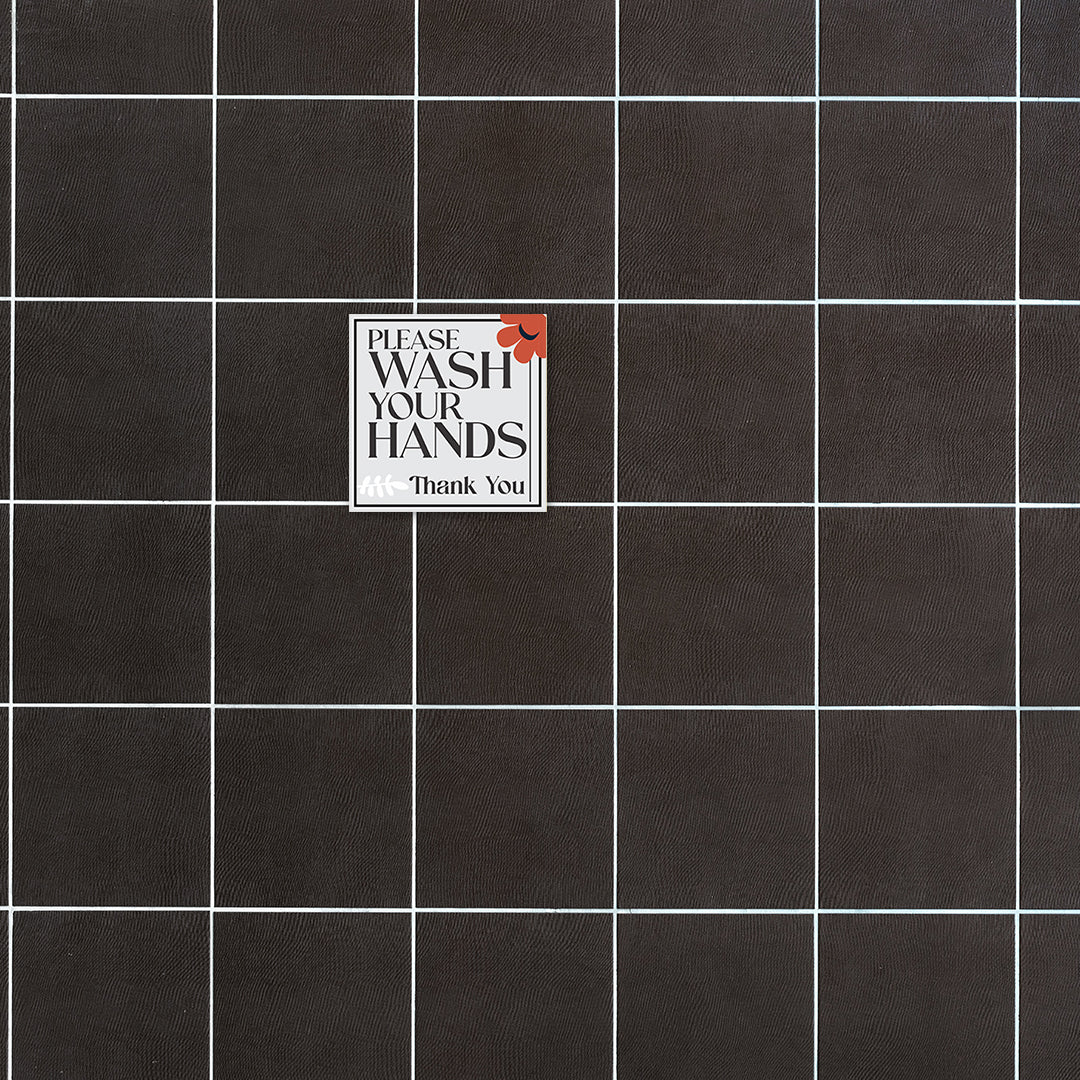 Square Plus Please Wash Your Hands Thank You Wall or Door Sign | Public Spaces Signage