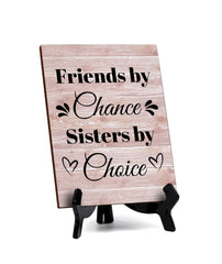 Home & Family Themed Decoration Table Sign with Acrylic Stand (6x8“) | Home & Family Decor