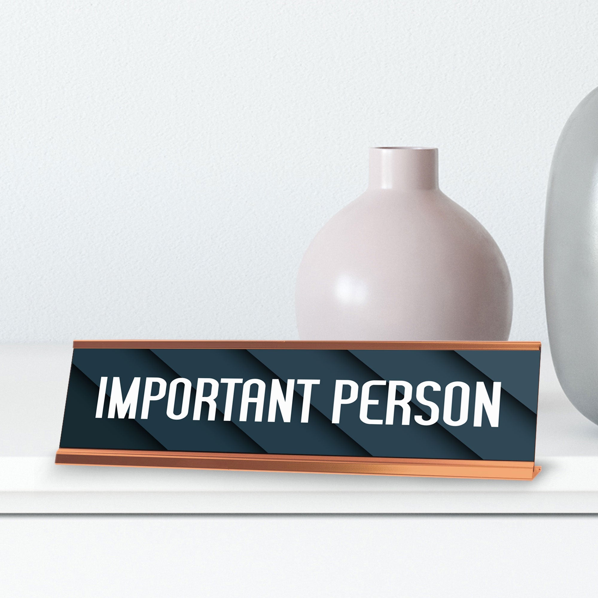 Signs ByLITA Important Person Gold Frame, Novelty Desk Sign (2x8?)