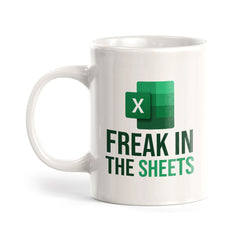Freak In The Sheets 11oz Plastic or Ceramic Mug | Funny Office & Home Cups