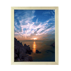 Designs ByLITA Clifftop Sunset Bliss, Wall Print Art | Old Masterpieces | Stylish Modern Decoration For The Home and Office