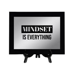 Mindset is Everything Decorative Wall Plaque | Easel Mount Option | Inspirational Affirmation Wall Art