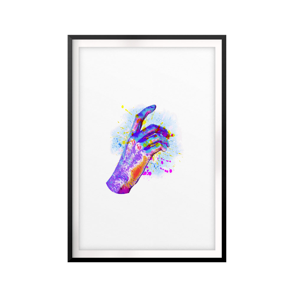 Touch In Color UNFRAMED Print Anatomy Wall Art