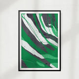 Nordic Marble Abstract 1 UNFRAMED Print Abstract Wall Art