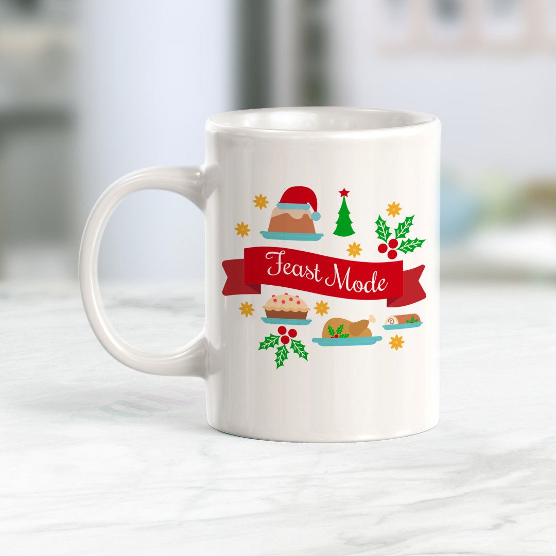 Feast Mode Christmas Coffee Mug
