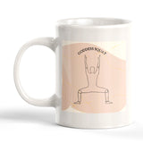 Goddess Squat Pose Yoga Coffee Mug