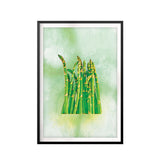Asparagus Watercolor UNFRAMED Print Fruit Wall Art