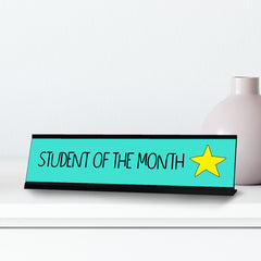 Student of the Month, Student Award Desk Sign (2 x 8")