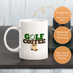 Golf Coffee, Novelty Coffee Mug Drinkware Gift