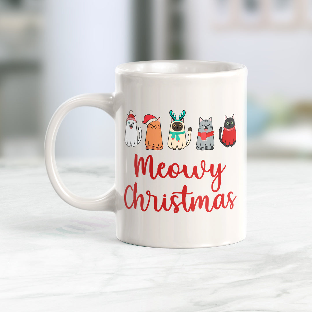 Meowy Christmas Coffee Mug