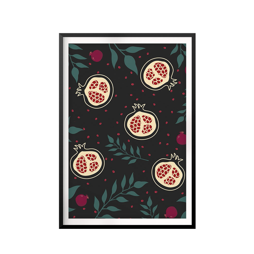 Pomegranate Segments UNFRAMED Print Fruit Wall Art