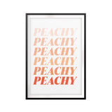Peachy UNFRAMED Print Décor Wall Art