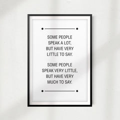 Inspiration For Introverts UNFRAMED Print Quote Wall Art