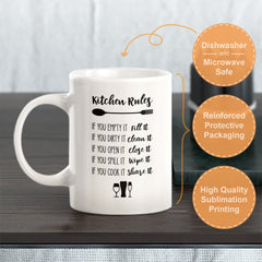 Kitchen Rules Coffee Mug