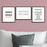 Simple Inspiration Wall Art UNFRAMED Print (3 Pack)