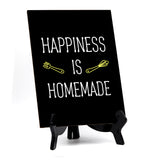 Signs ByLITA Happiness Is Homemade, Table Sign, 6" x 8"