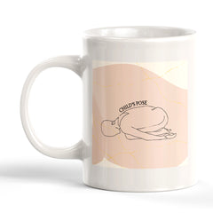 Child's Pose Yoga Coffee Mug