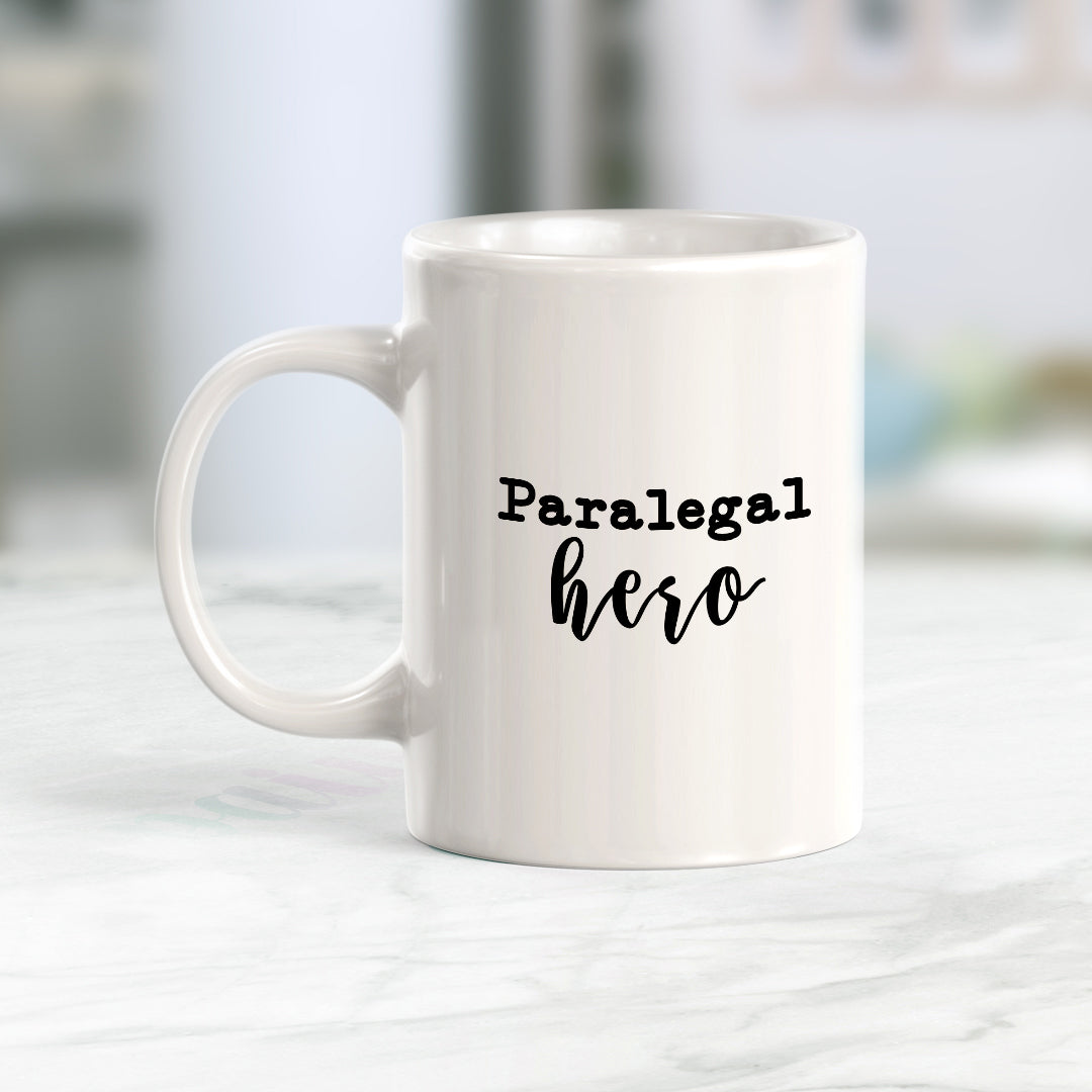 Paralegal Hero Cursive Coffee Mug