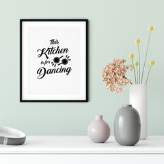 This Kitchen Is For Dancing UNFRAMED Print Kitchen Bar Wall Art