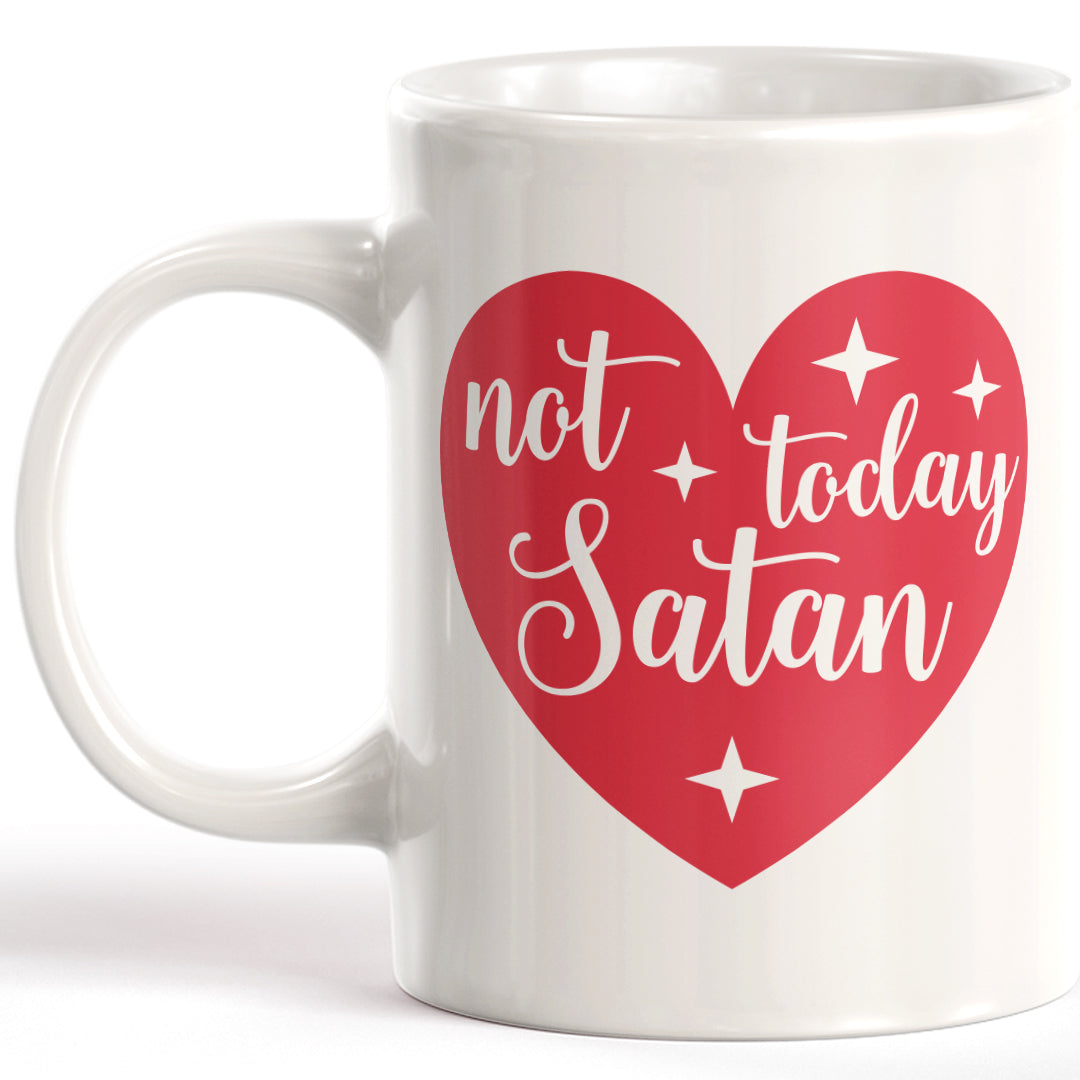 Not Today Satan Coffee Mug