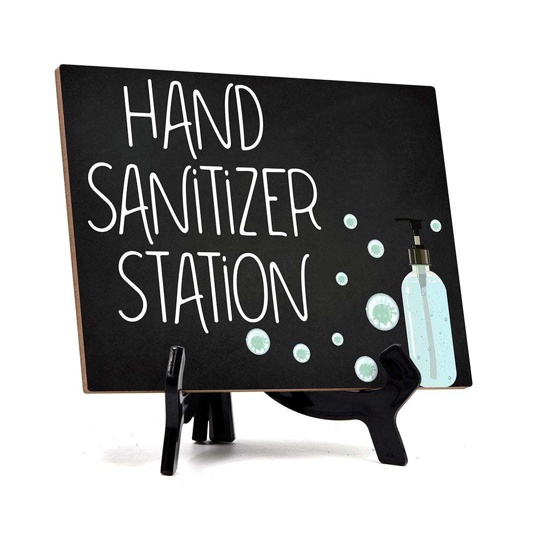 Signs ByLITA Hand Sanitizer Station, Hygiene Sign, 6" x 8"