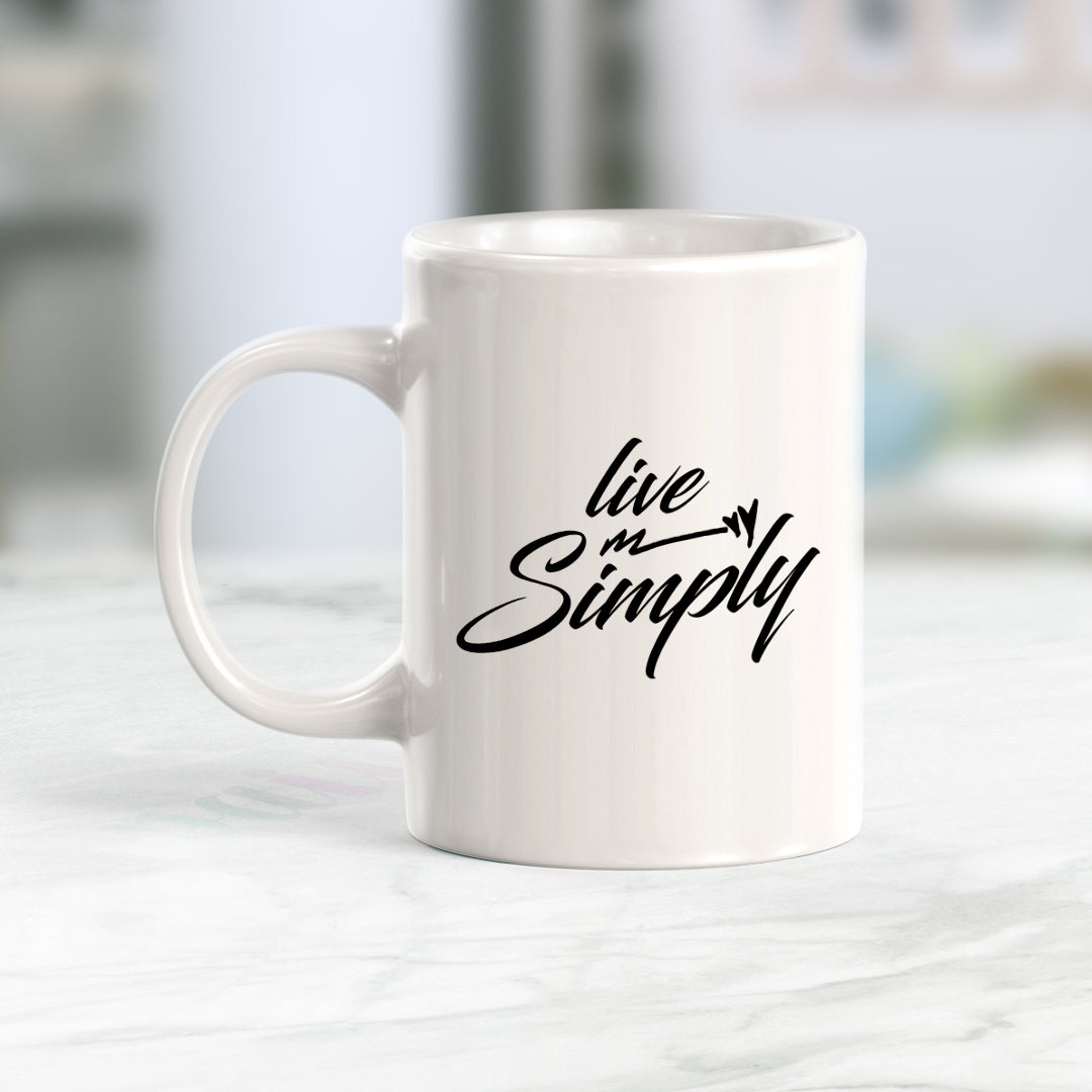 Live Simply Coffee Mug