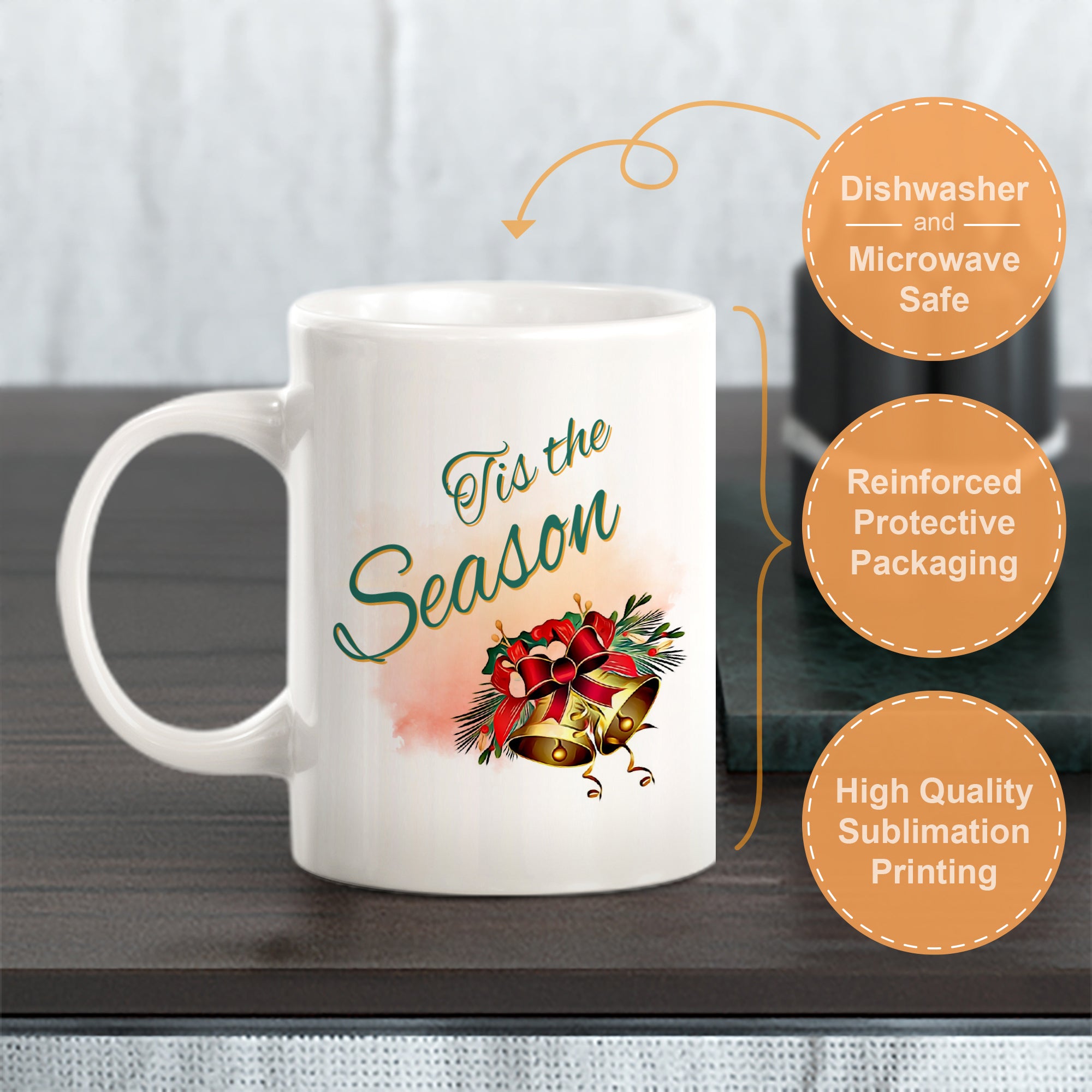 ‘Tis The Season Christmas Coffee Mug