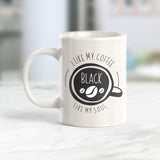 I Like My Coffee Black Like My Soul Coffee Mug