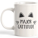Major Cattitude Coffee Mug