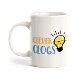 Clever Clogs, Novelty Coffee Mug Drinkware Gift