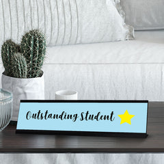 Outstanding Student, Student Award Desk Sign (2 x 8")