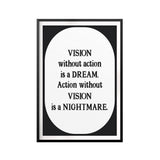 Inspiration Vision UNFRAMED Print Quote Wall Art