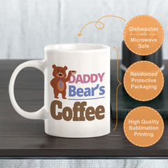 Daddy Bear's Coffee, Novelty Coffee Mug Drinkware Gift