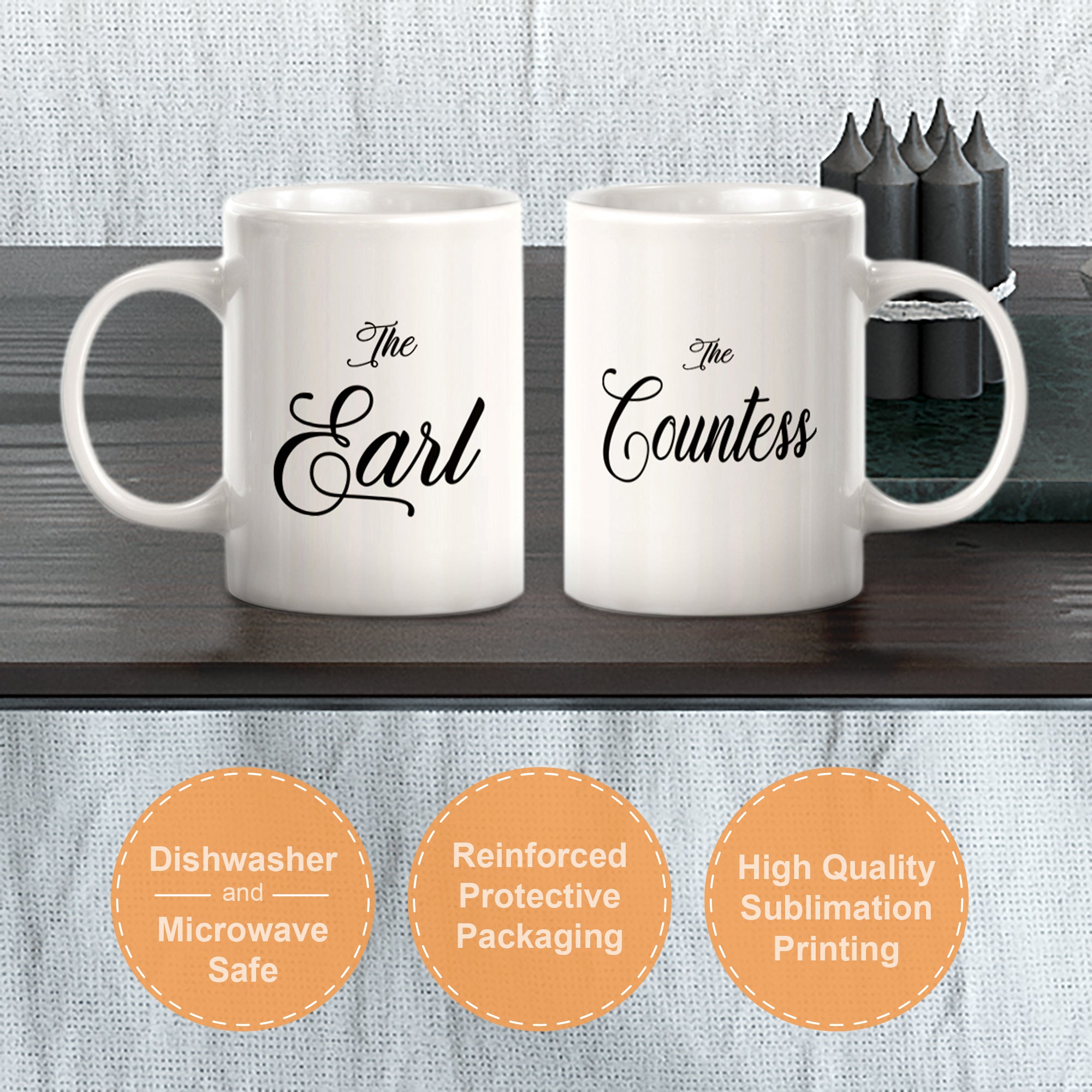 The Earl / The Countess (2 Pack) Coffee Mug