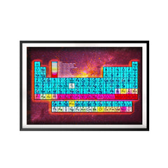 Periodic Table UNFRAMED Print Space Wall Art