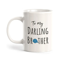 To My Darling Brother, Blue Cap Coffee Mug