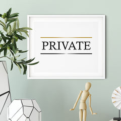 Private UNFRAMED Print Business & Events Decor Wall Art