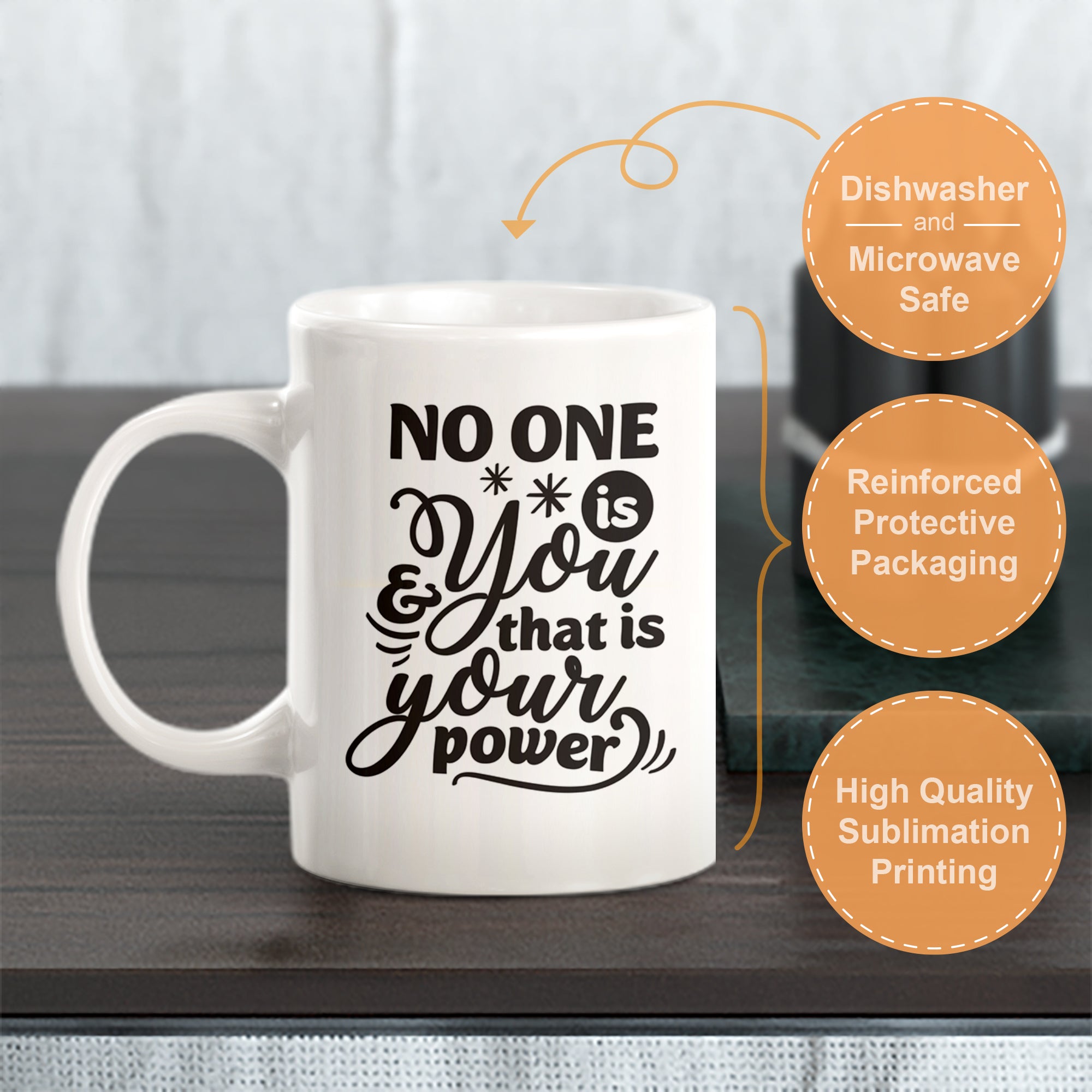 No One Is You And That Is Your Power Coffee Mug